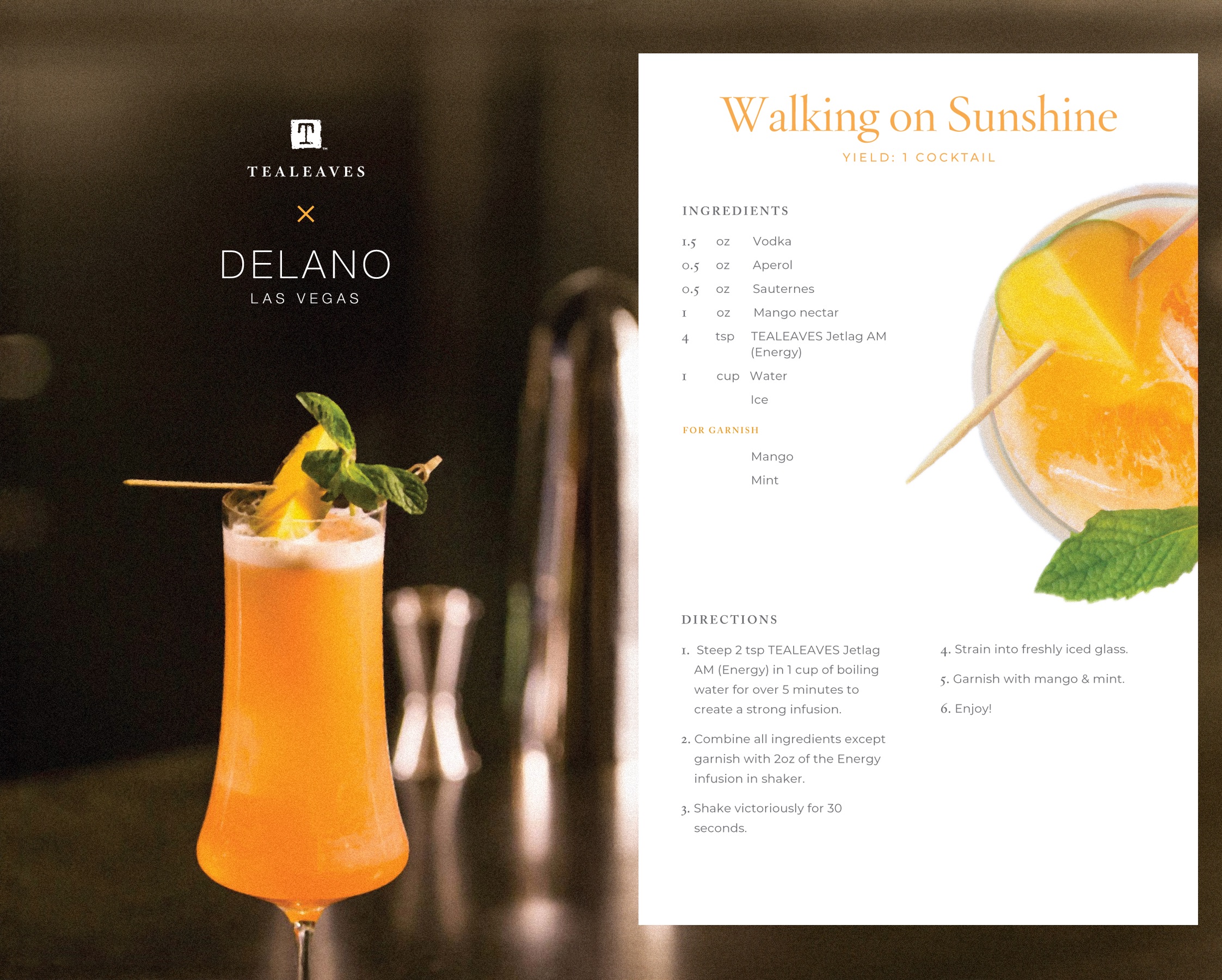 Menu Postcard