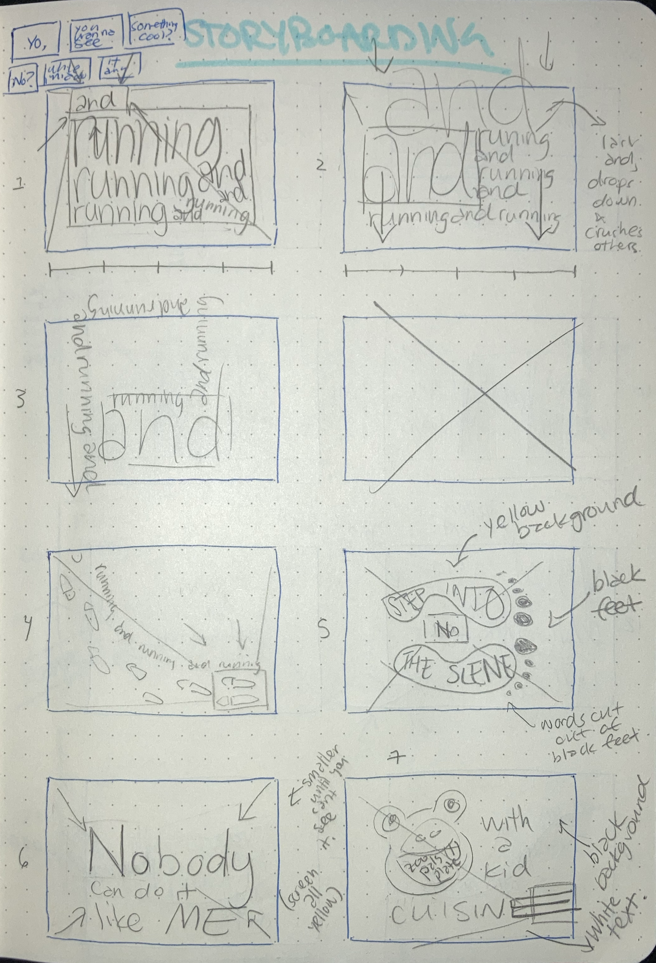 Storyboard page 1