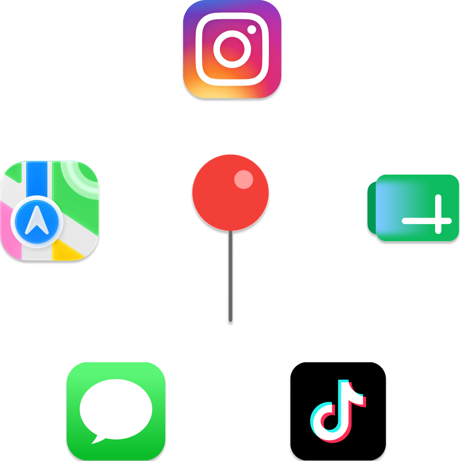 lots of app logos